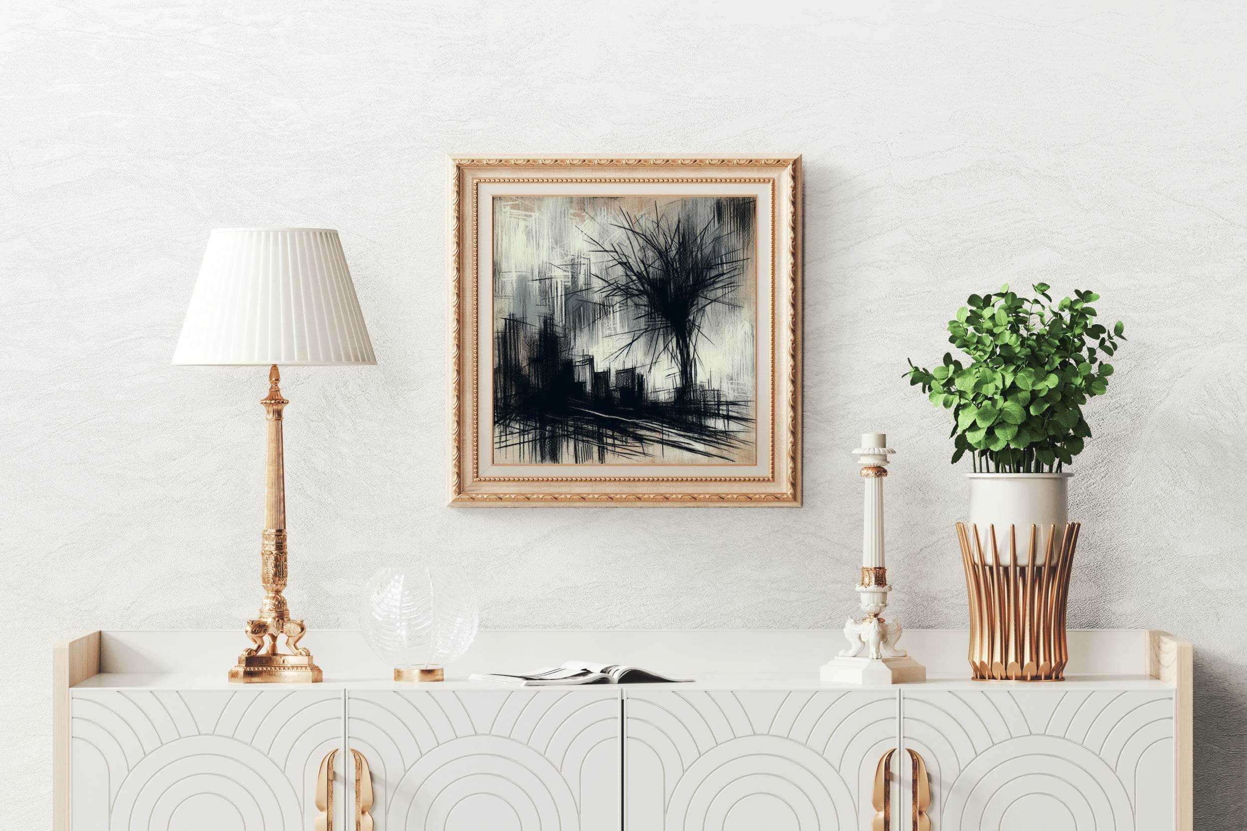 Creative Road Side Visualization Abstract Wall Art - beink online art store
