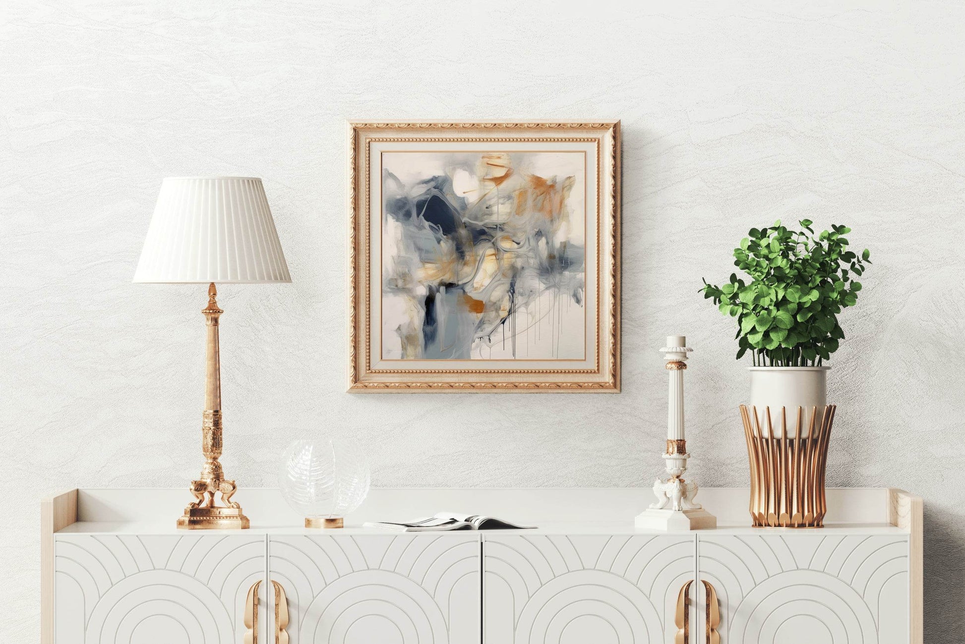 Multicolor Water Paint Abstract Wall Art - beink online art store
