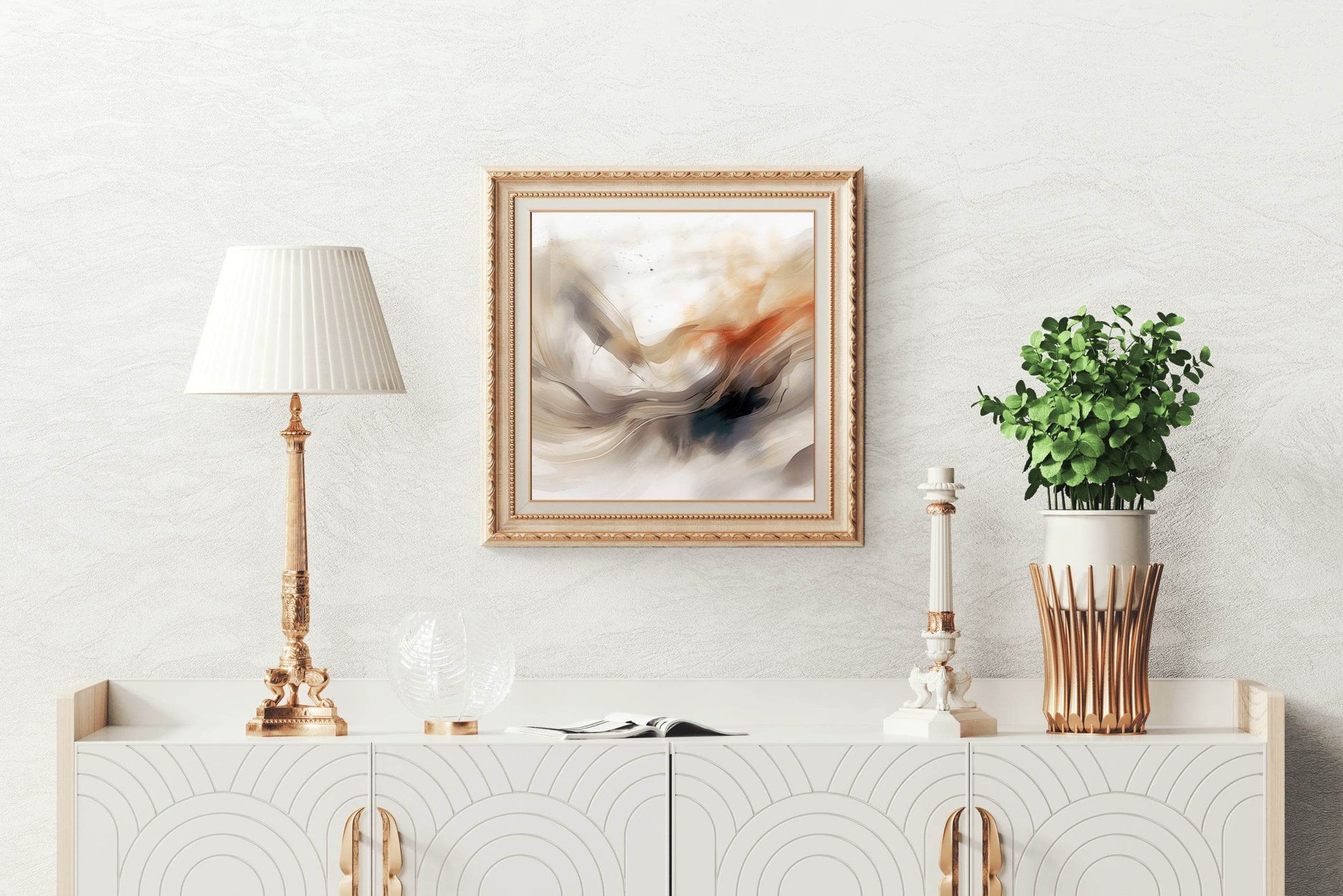 Air Waves in Desert Abstract Wall Art - beink online art store