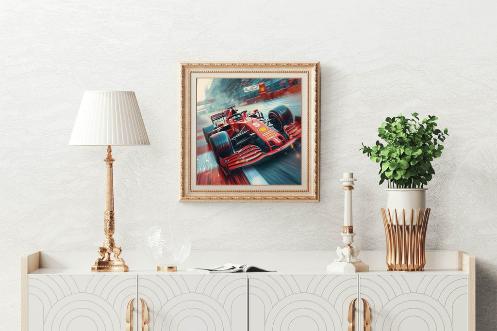 Formula 1 Metal Car Wall Art - beink online art store