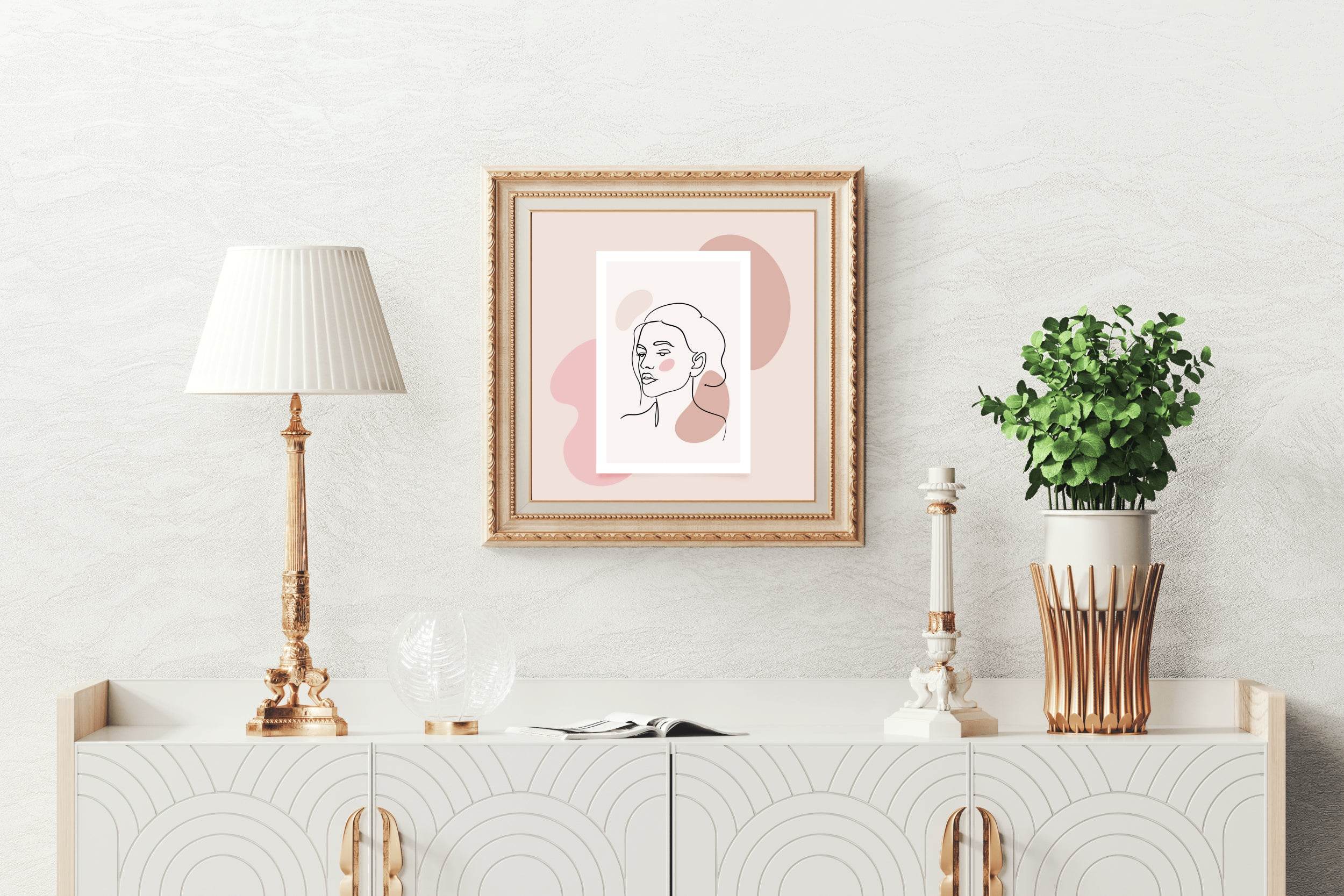 Artistic Depiction of Female Emotions Wall Art - beink online art store
