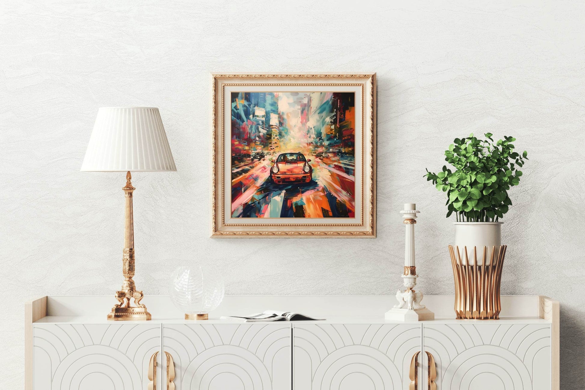 Porsche 911 Turbo Sport Wall Art - beink online art store