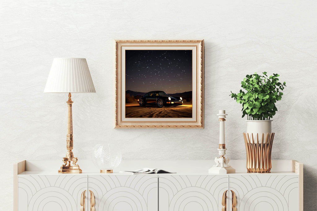 Porsche RS Ever Black Wall Art - beink online art store