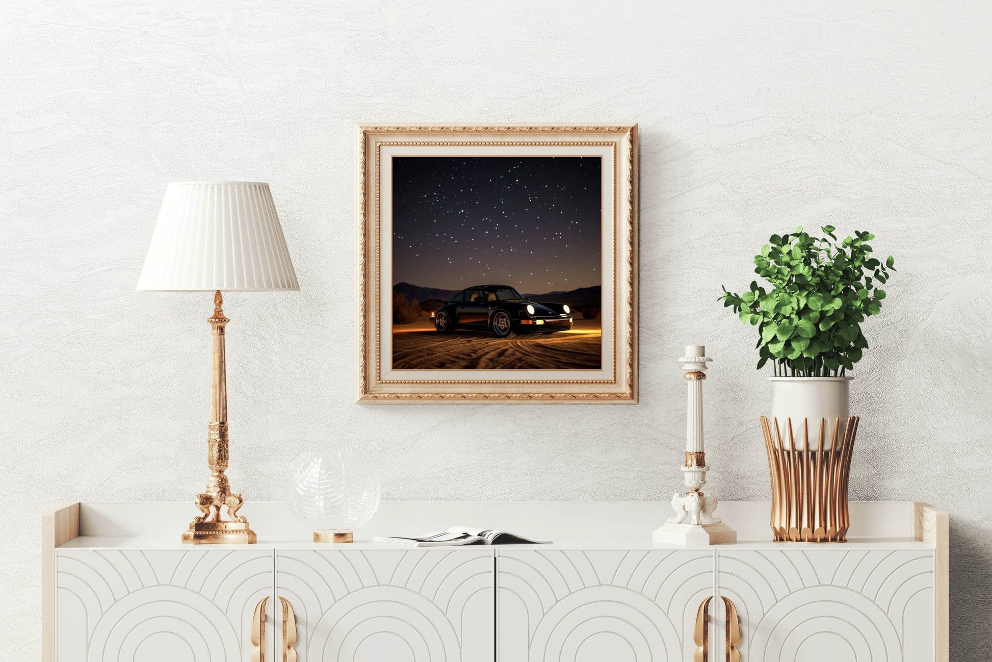 Porsche RS Ever Black Wall Art - beink online art store