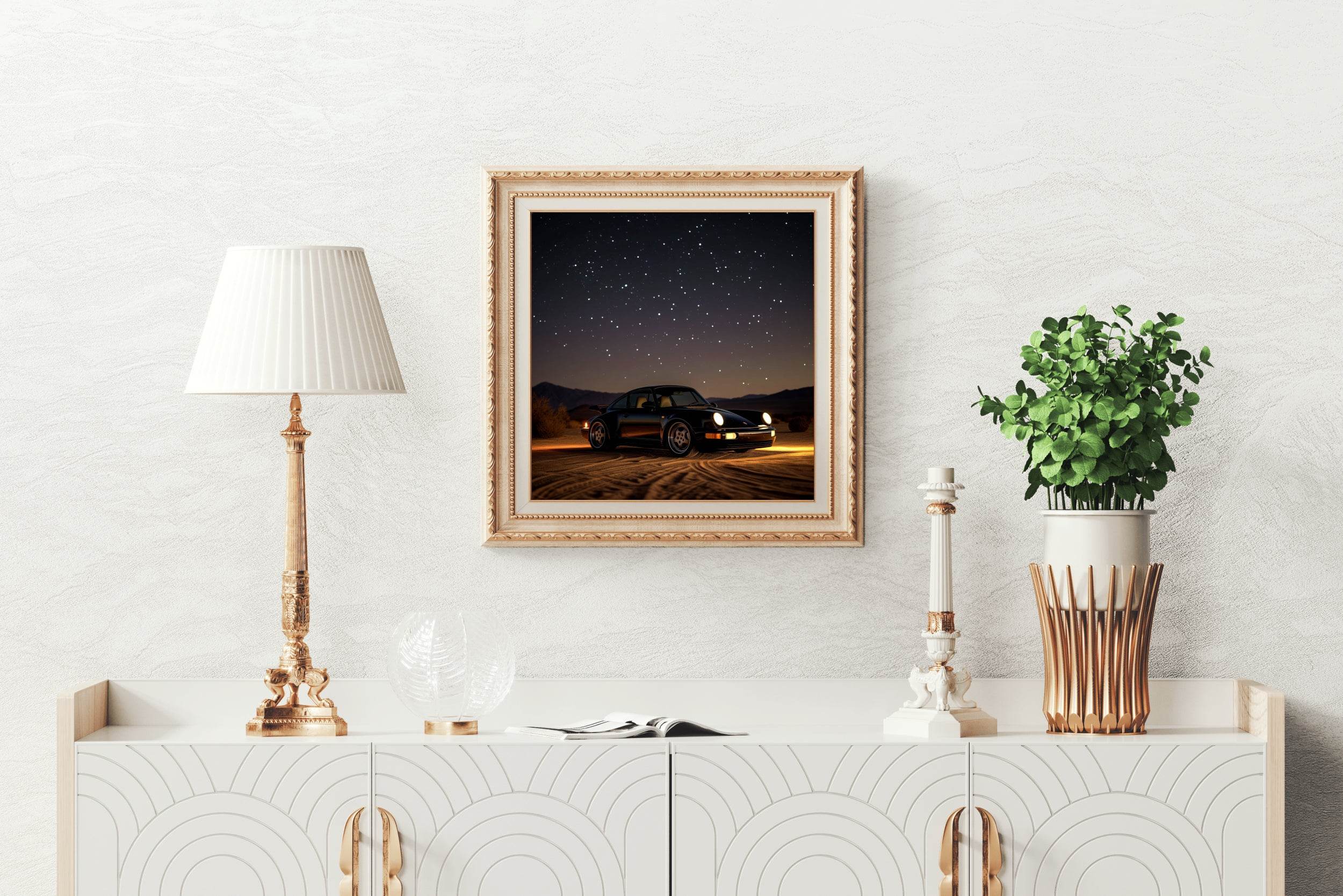 Porsche RS Ever Black Wall Art - beink online art store