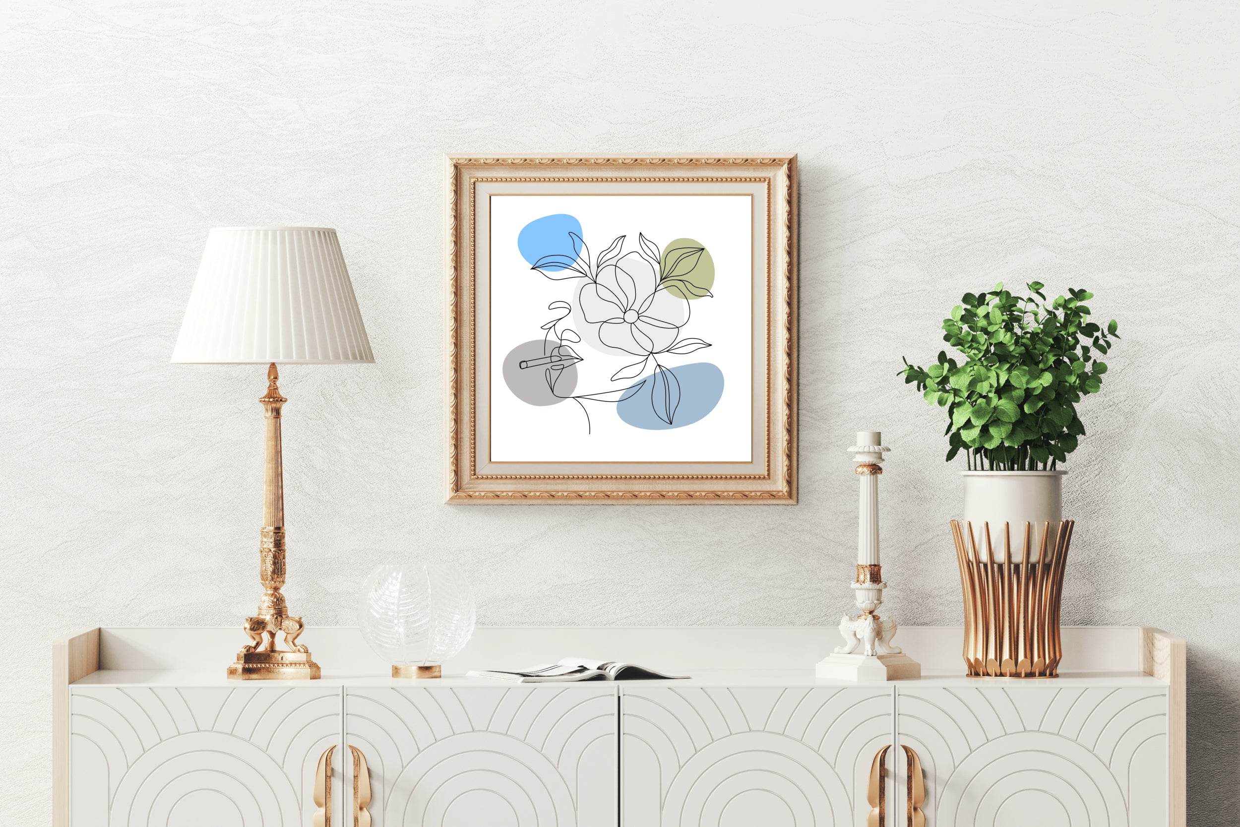 Beautiful Gardenia Flower Wall Art - beink online art store