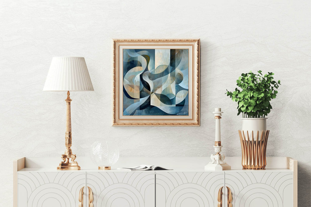 Wall Geometric Shape Abstract Wall Art - beink online art store