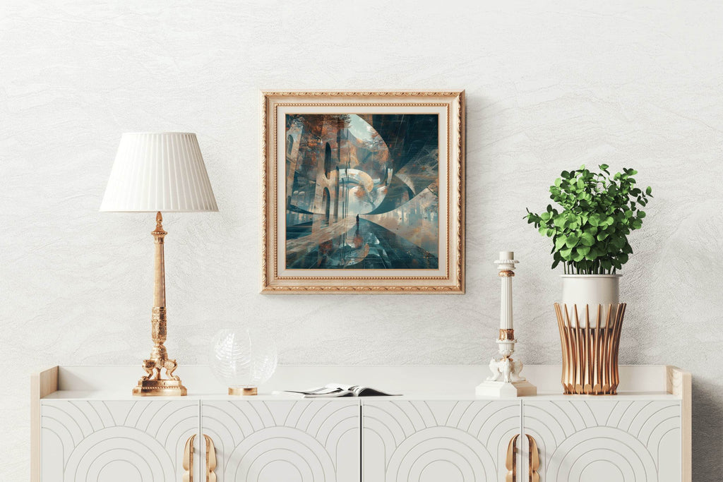 Digital Corridor Abstract Wall Art - beink online art store