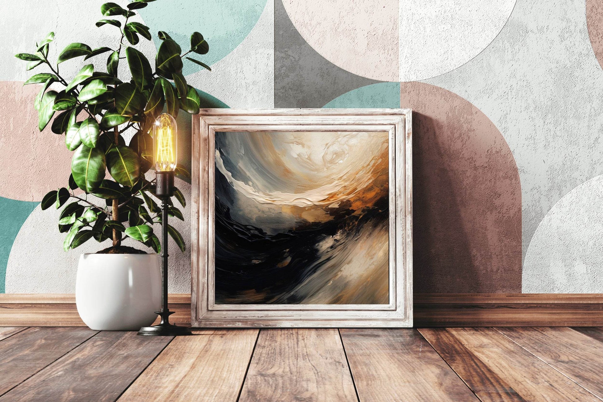 Wave Painting Abstract Wall Art - beink online art store