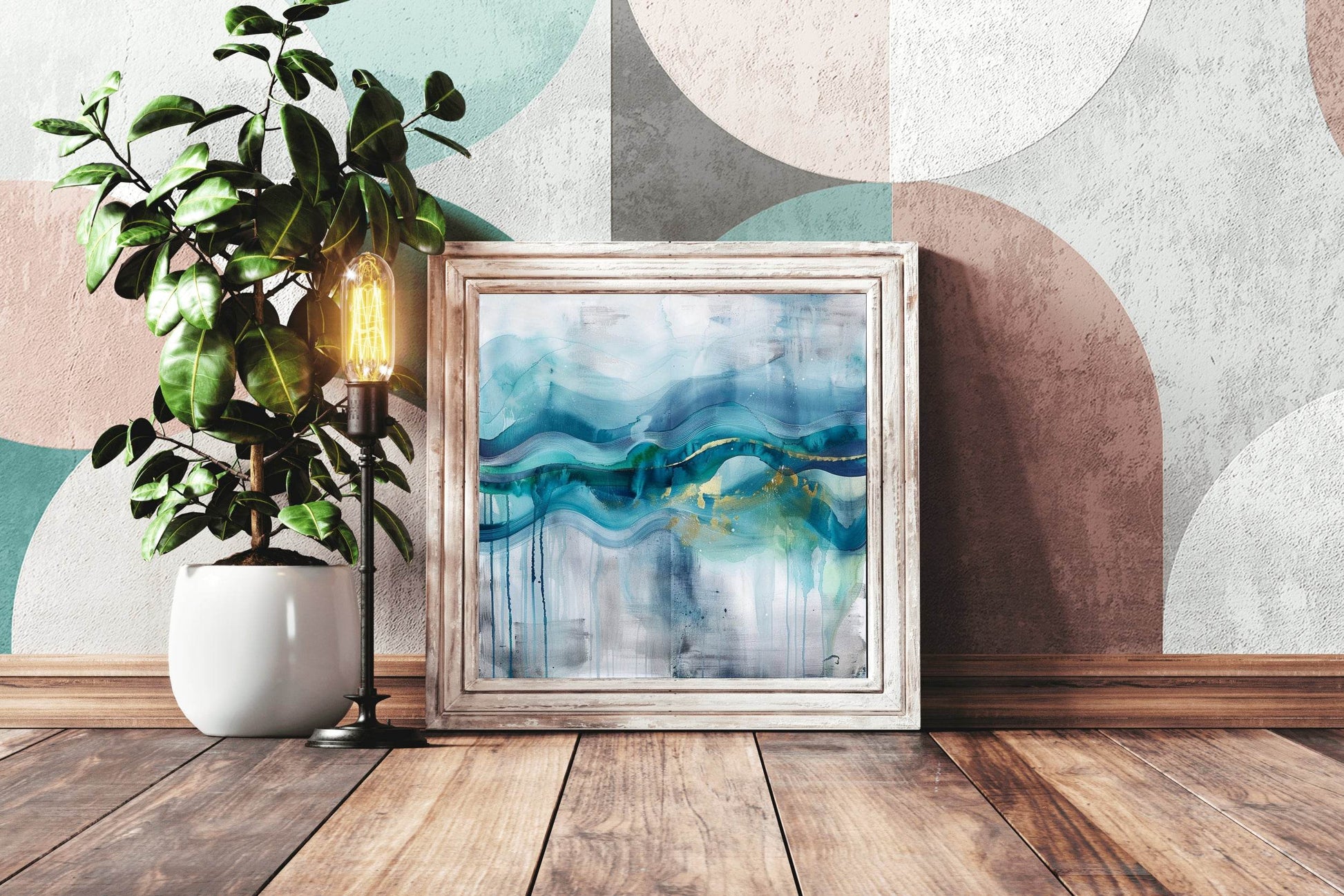 Water Paint Abstract Wall Art - beink online art store