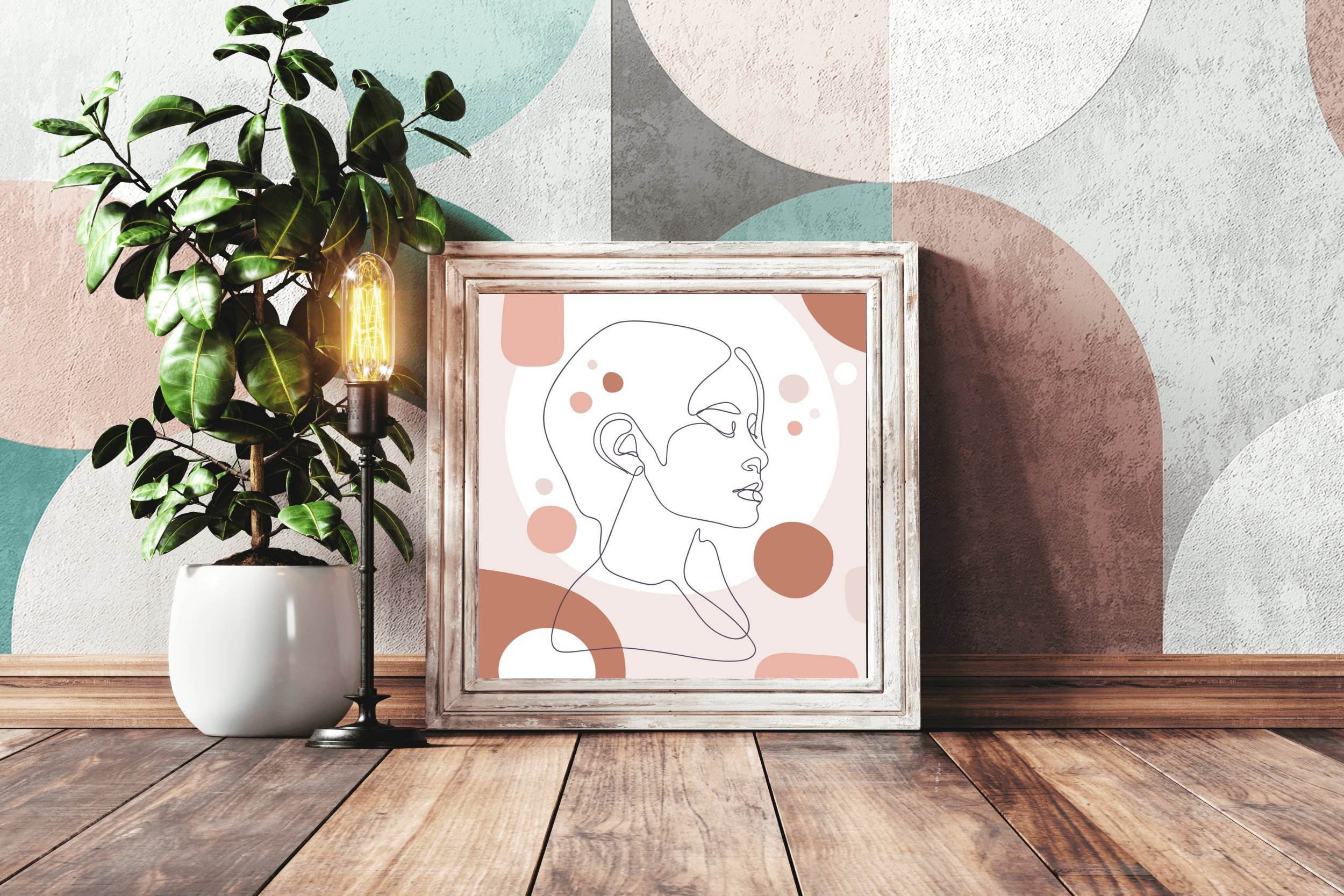 The Face a Chinese Woman Wall Art - beink online art store