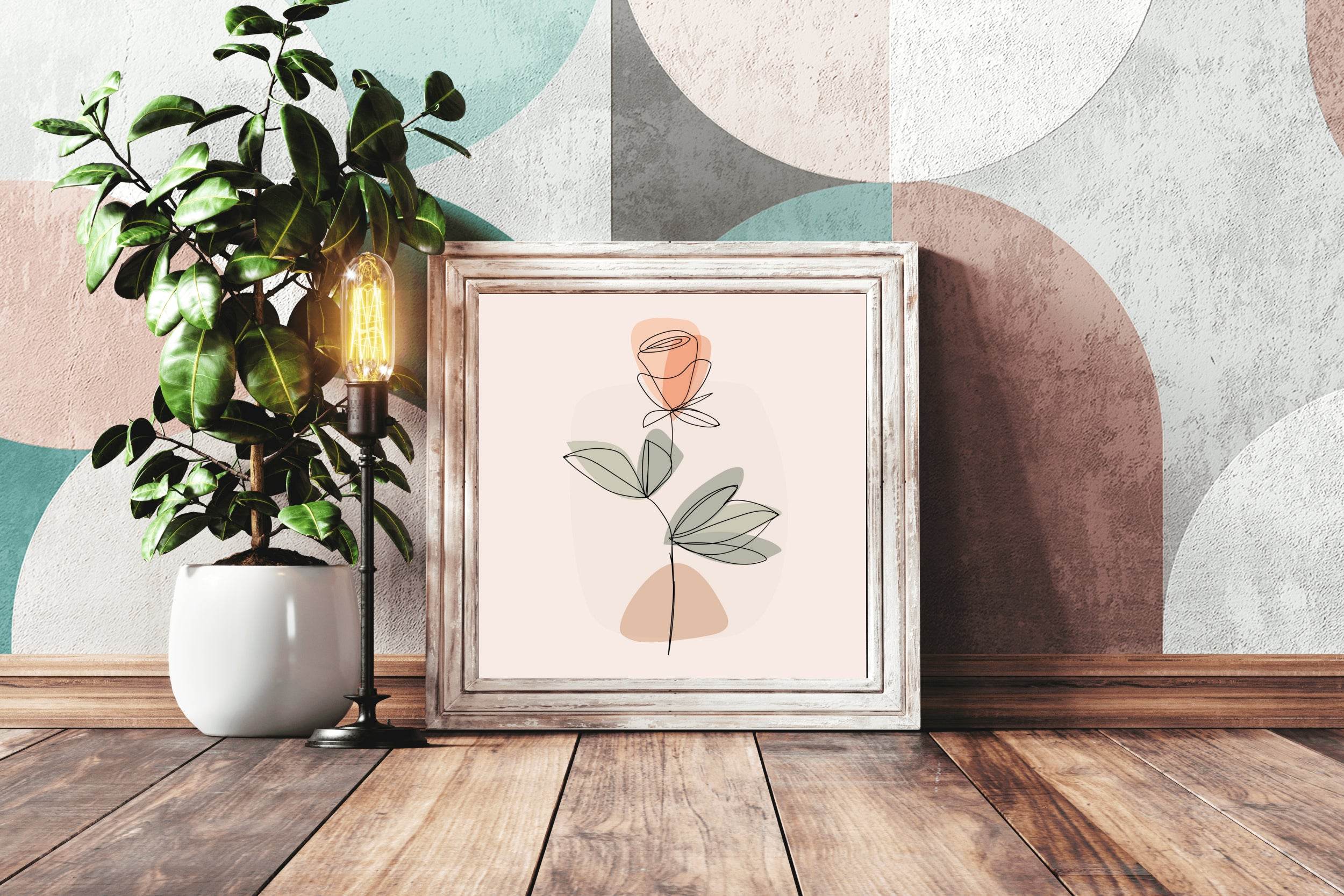 Tulip Flower Wall Art - beink online art store