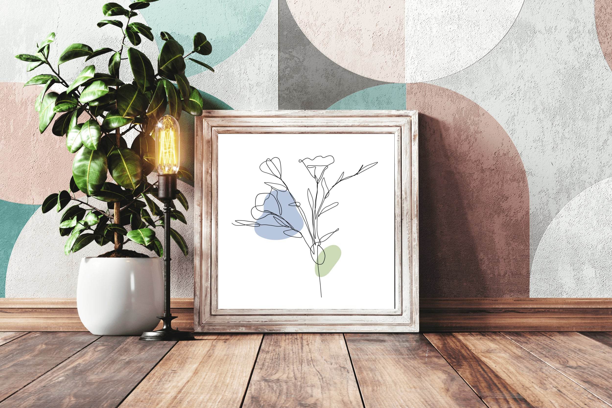 Decorative Trumpet Flower Wall Art - beink online art store