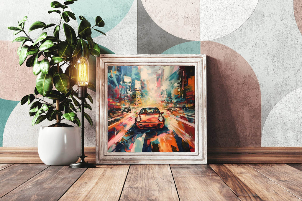 Porsche 911 Turbo Sport Wall Art - beink online art store