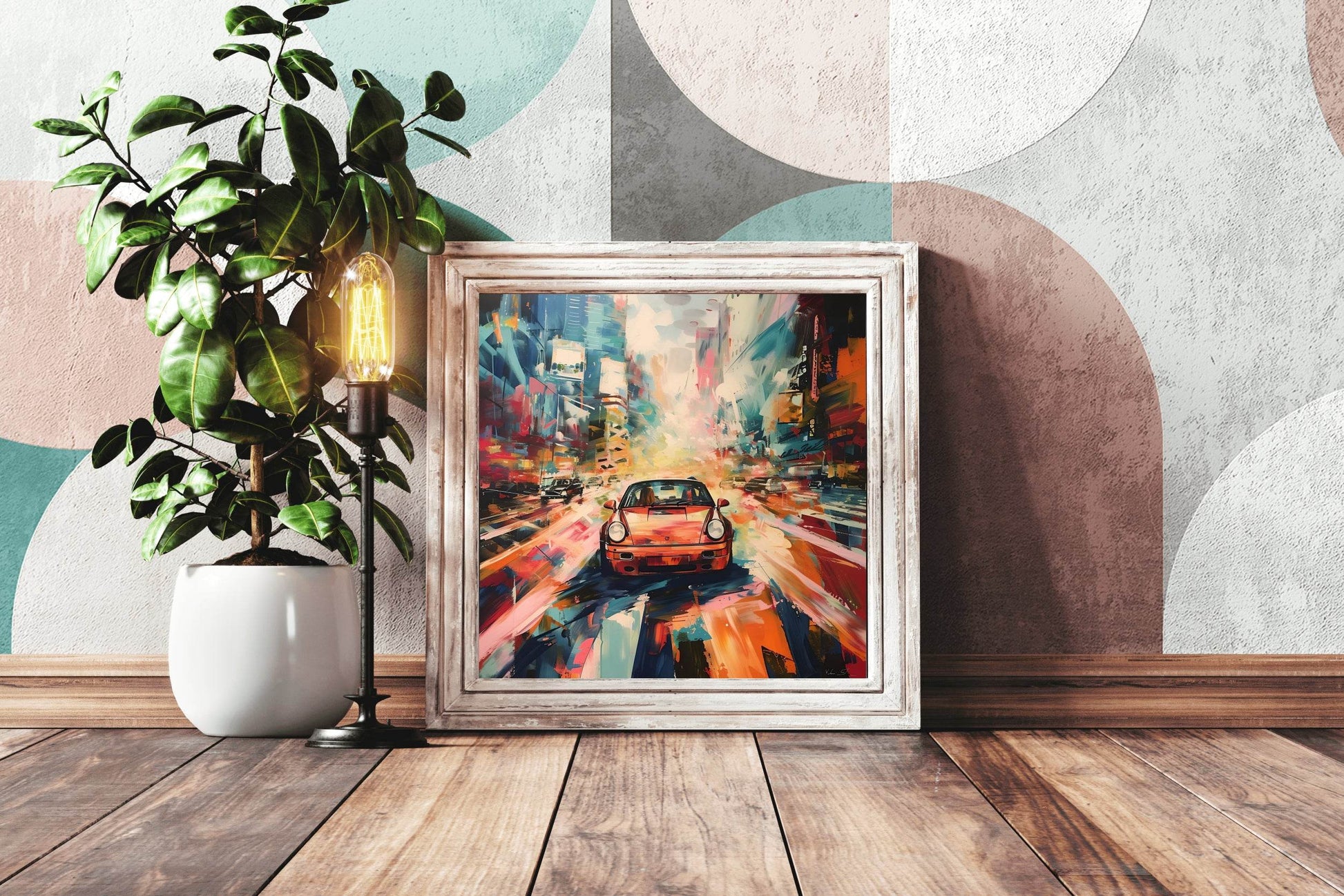 Porsche 911 Turbo Sport Wall Art - beink online art store
