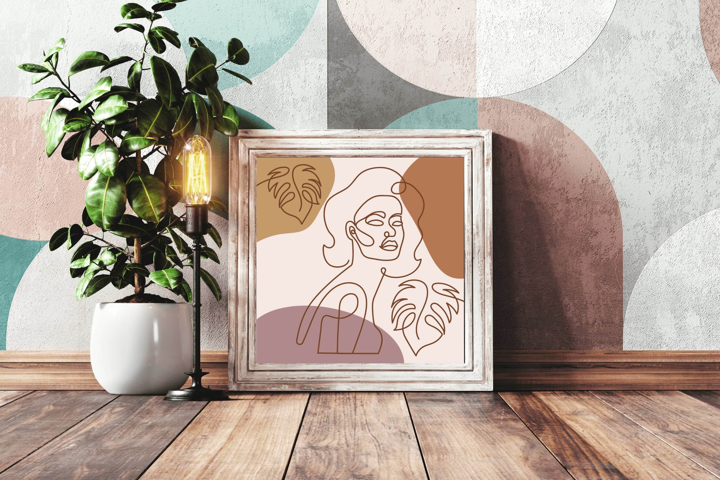 Girl Line Art - beink online art store
