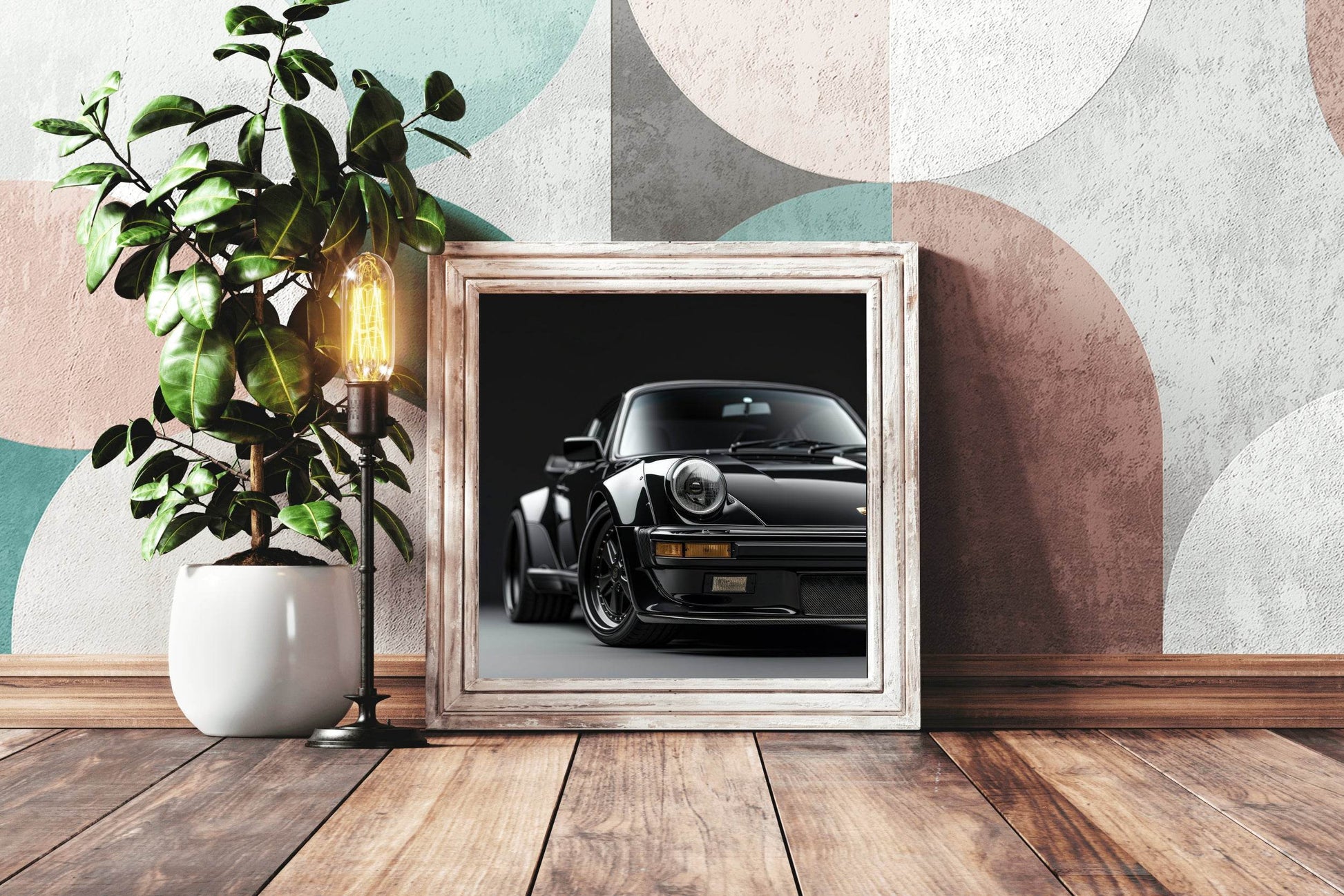 Porsche 911 Turbo (Black Bird) Wall Art - beink online art store