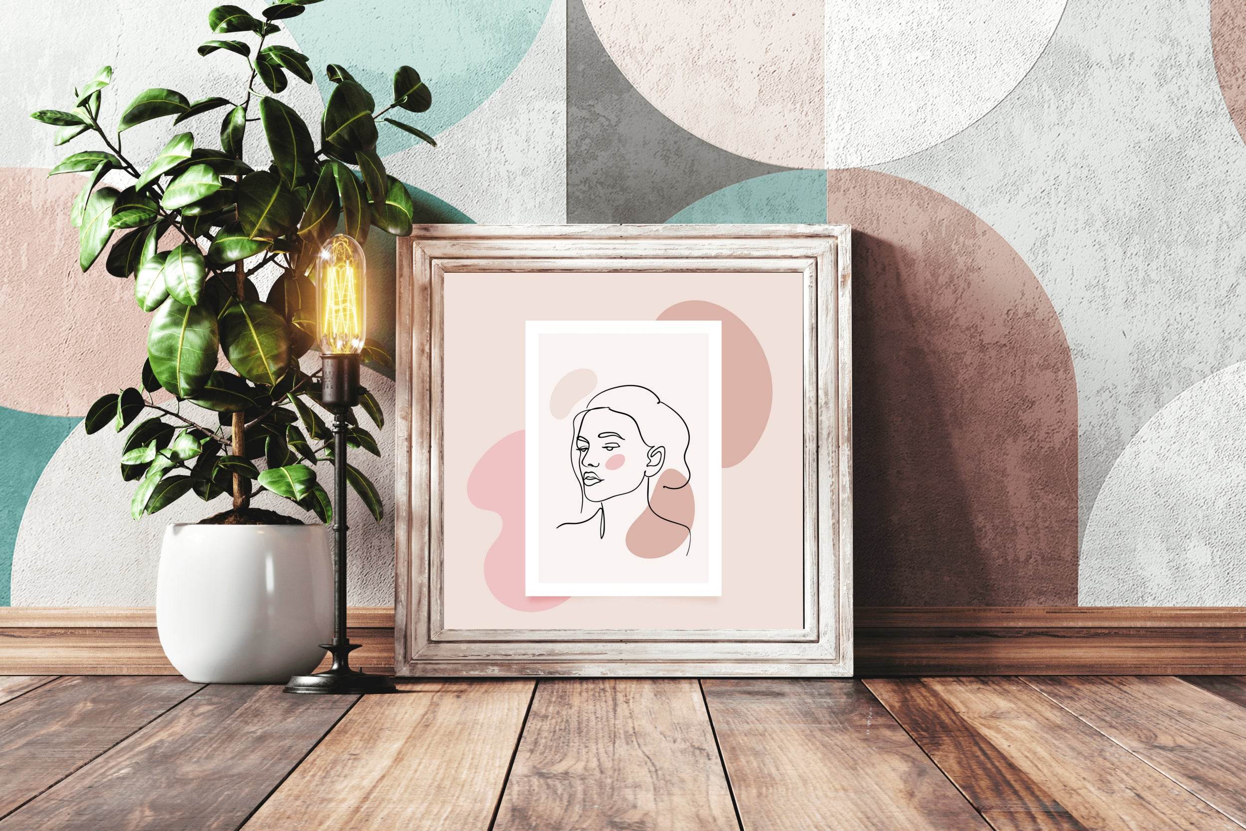Artistic Depiction of Female Emotions Wall Art - beink online art store