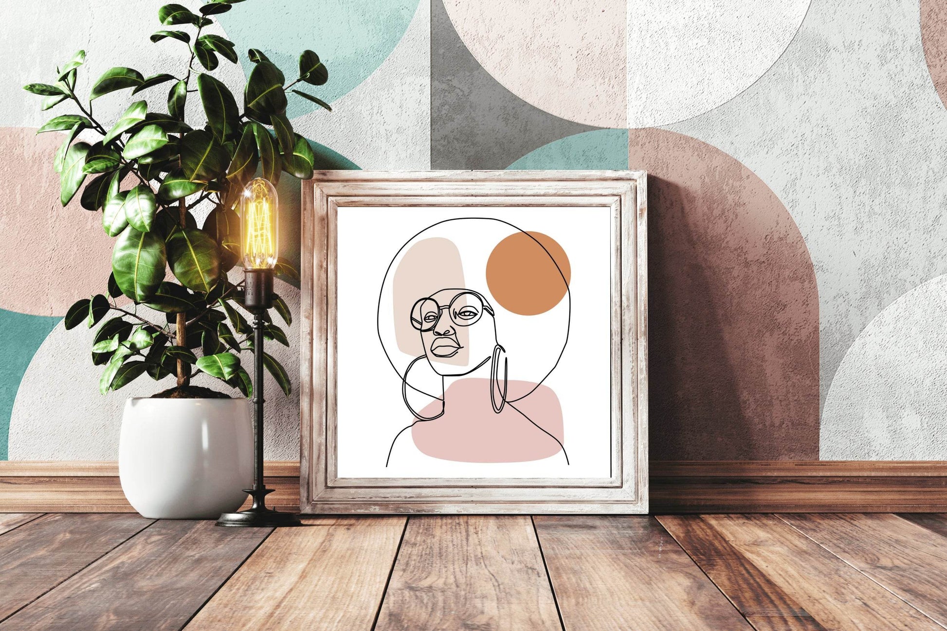 African Hair Style Wall Art - beink online art store