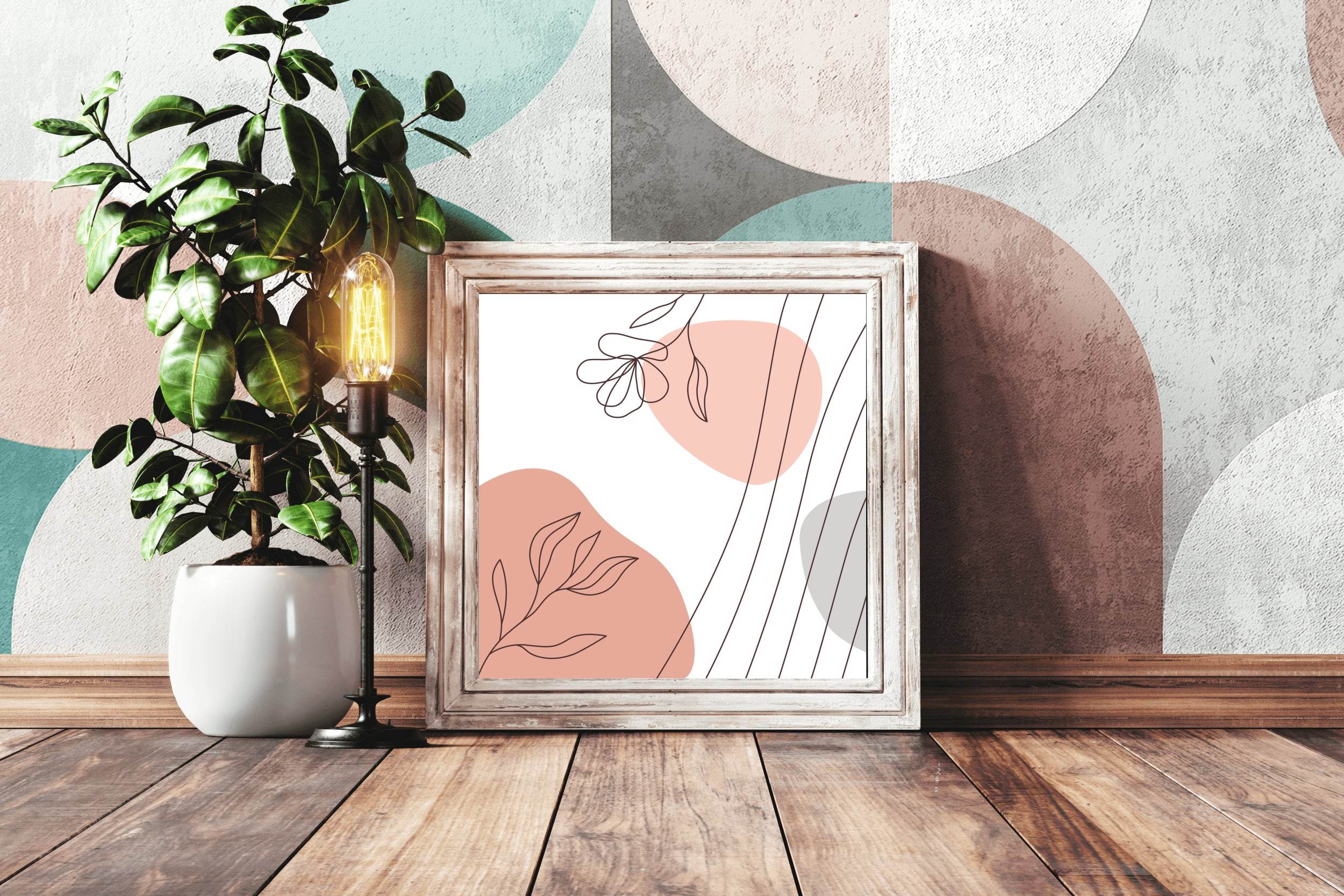 Floral Line Art Minimalist - beink online art store
