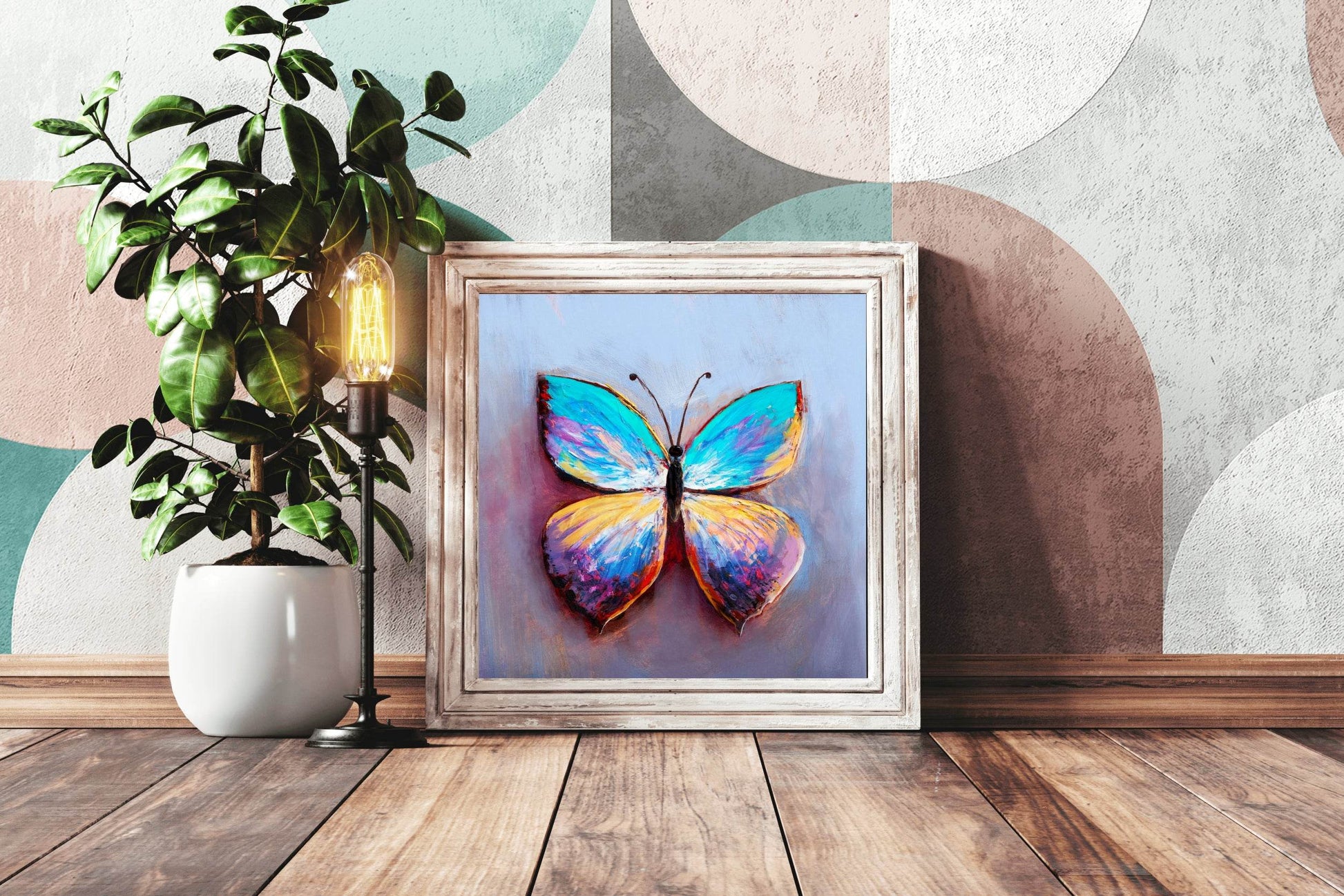 Colorful Butterfly Painting Wall Art - beink online art store