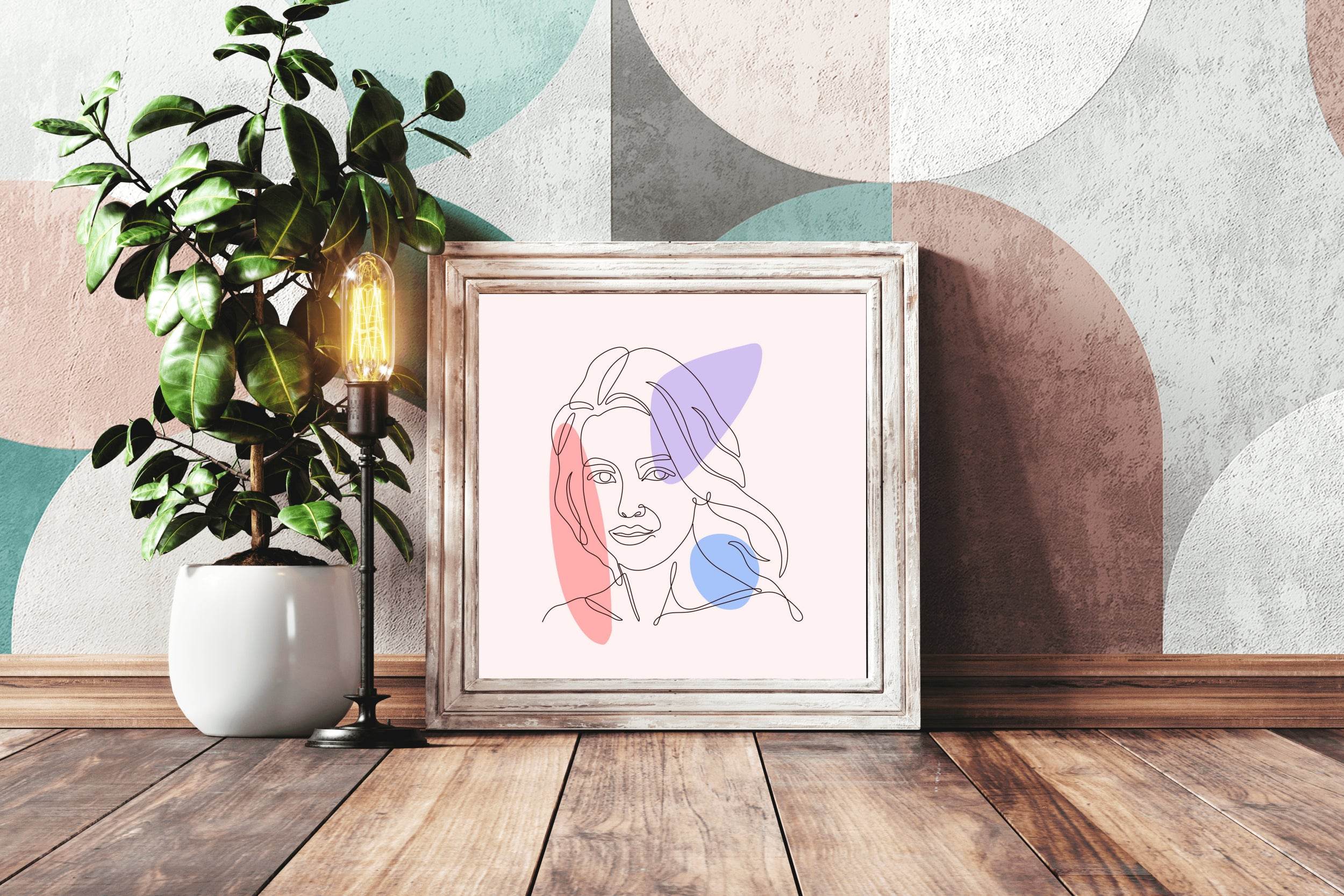 Beautiful Blonde Woman Wall Art - beink online art store