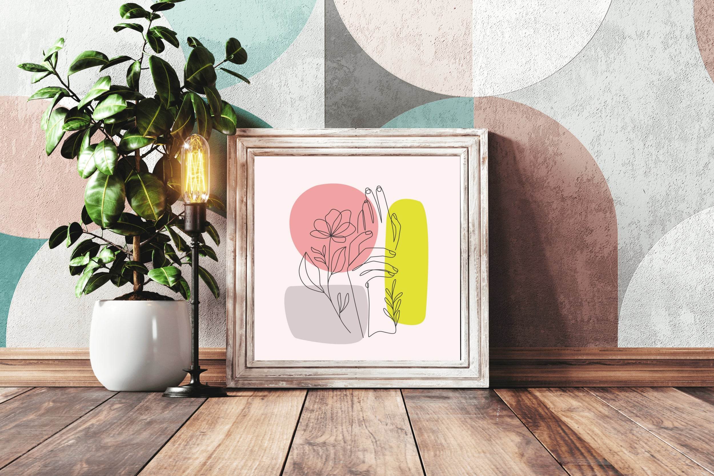 Hand of Flowers Wall Art - beink online art store