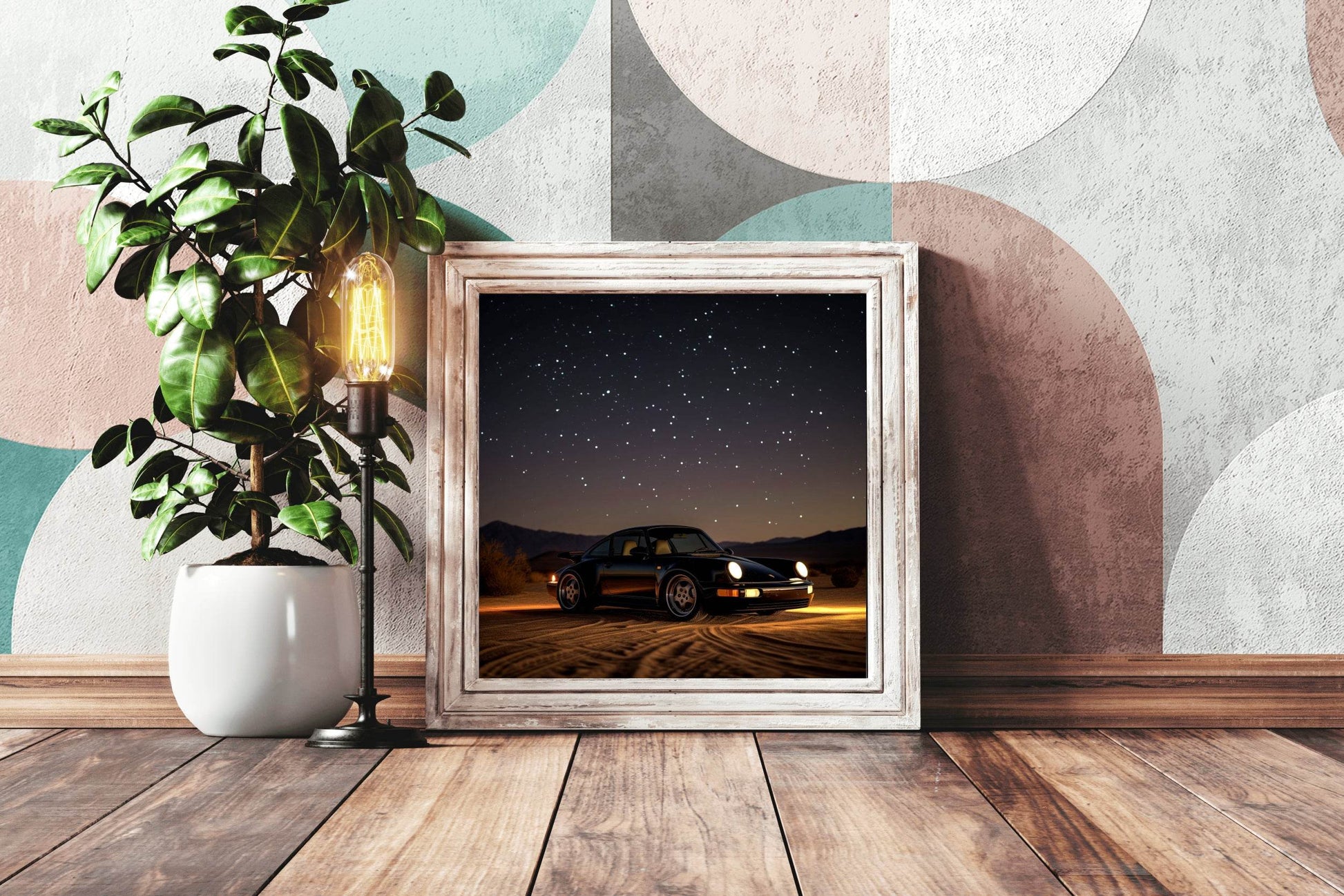 Porsche RS Ever Black Wall Art - beink online art store