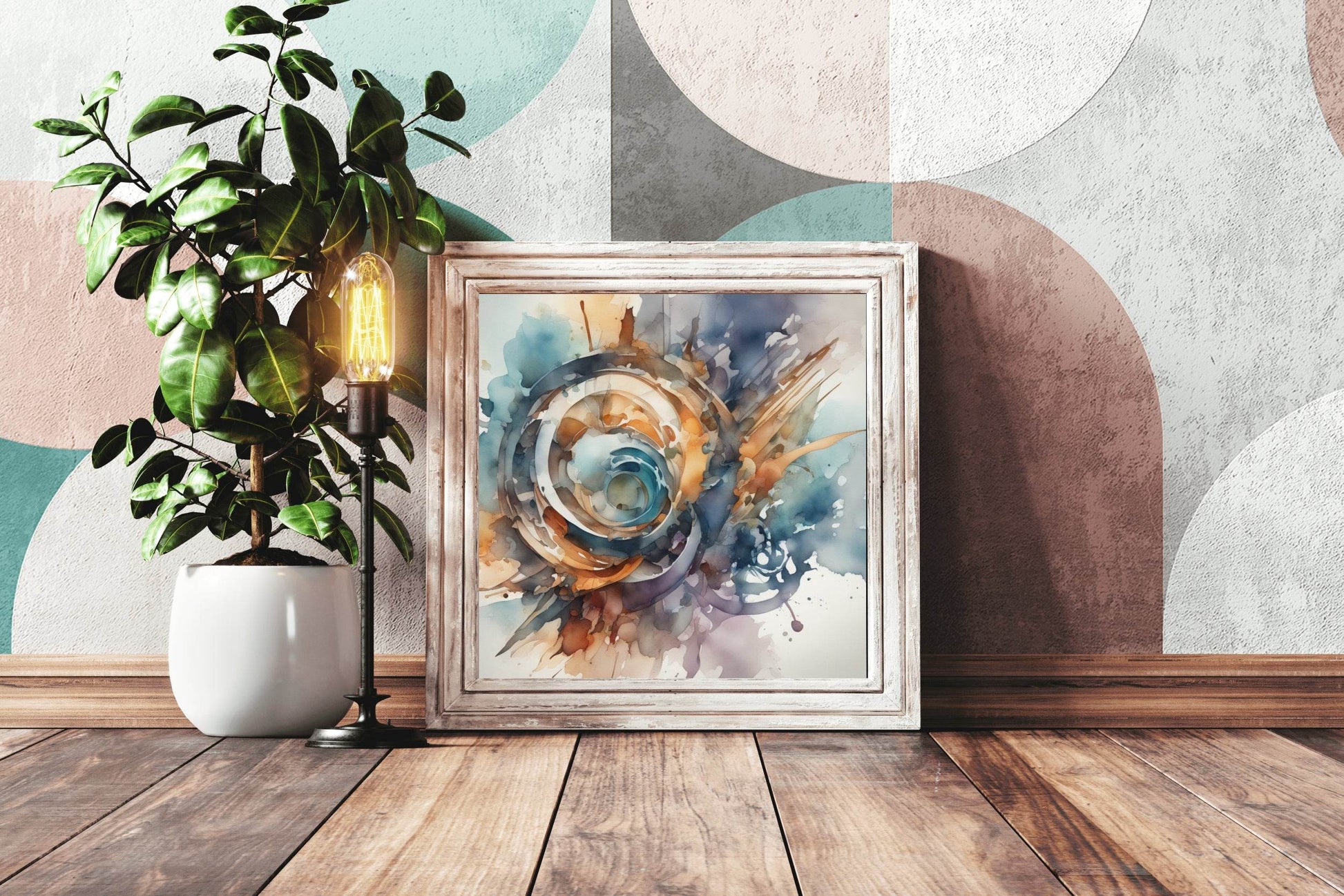 Color Splash Abstract Wall Art - beink online art store
