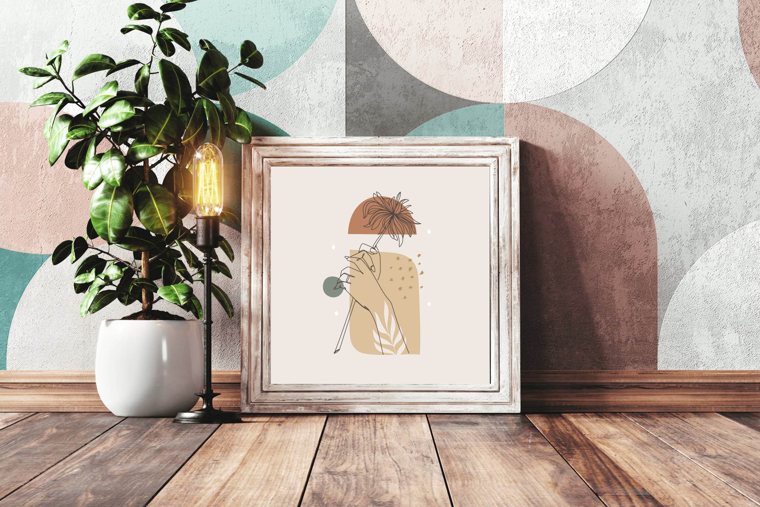 Chrysanthemum in Hand Wall Art - beink online art store