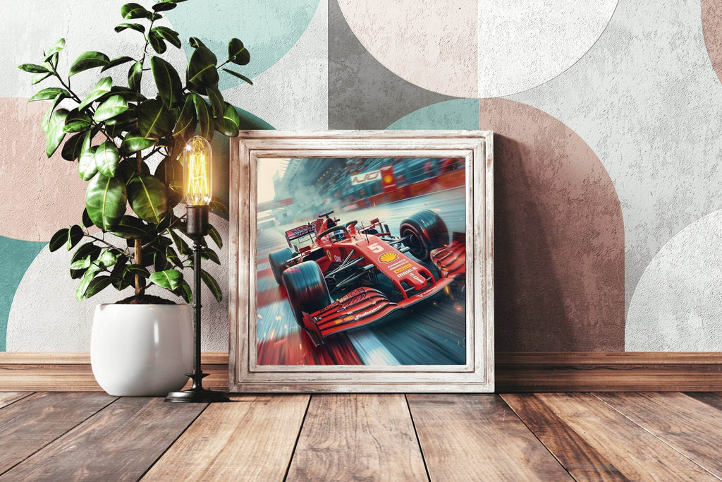 Formula 1 Metal Car Wall Art - beink online art store