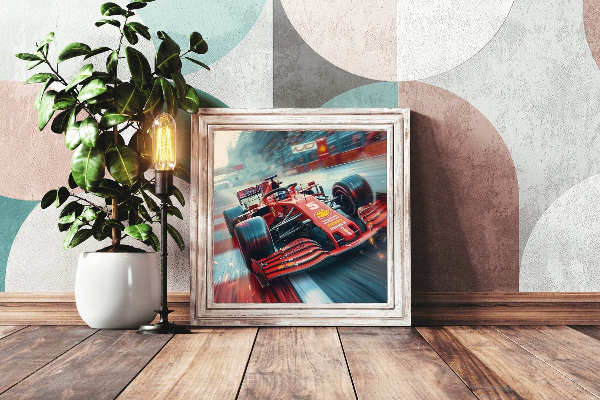 Formula 1 Metal Car Wall Art - beink online art store