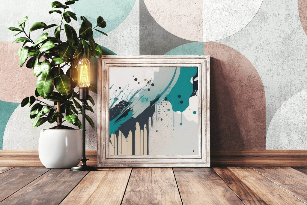Soft Paint Color Abstract Wall Art - beink online art store