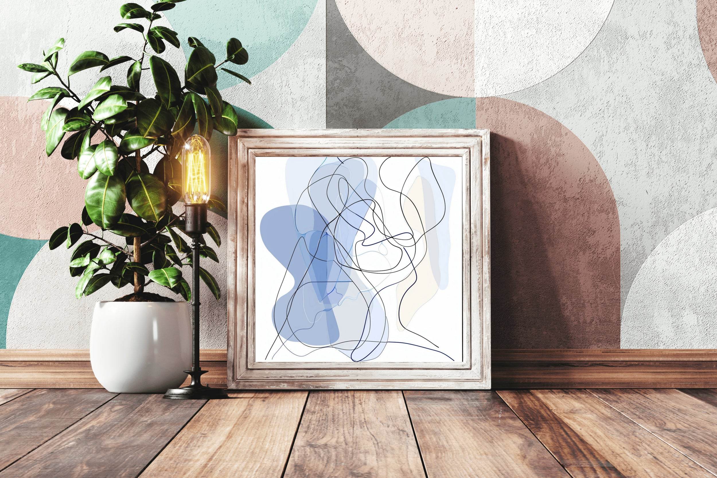 Minimalist Drawing Line Art - beink online art store