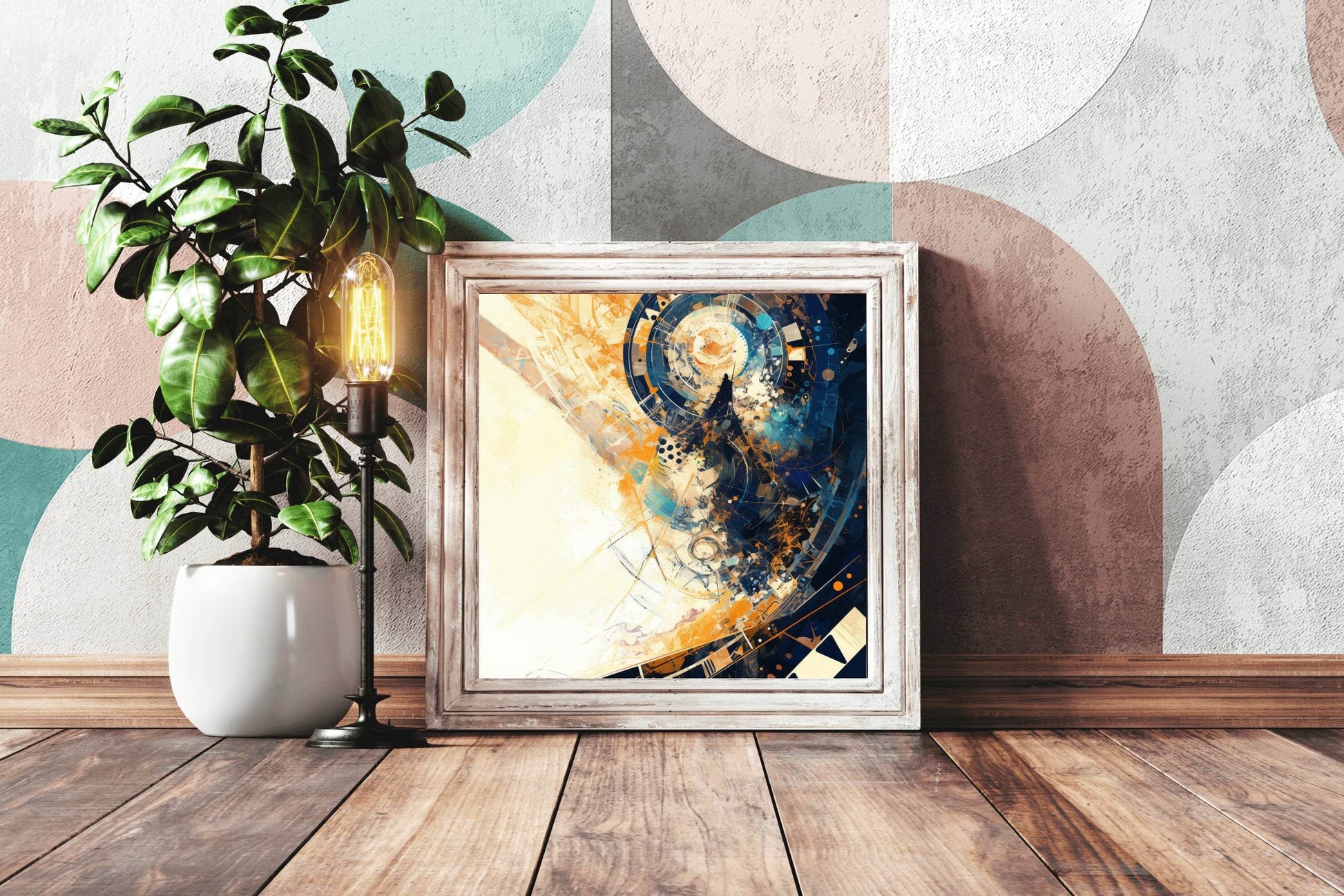 Clock Abstract Wall Art - beink online art store